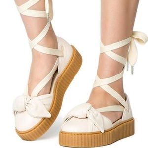 Puma x Fenty by Rhianna Bow Leather Sandals
